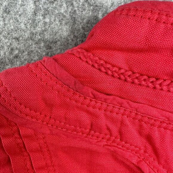 Elevenses Anthropologie Blazer Womens 12 Linen Blend Military Peplum Jacket* - Picture 11 of 16